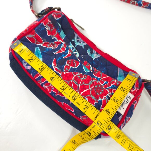 Paul Brent Crossbody Quilted Coastal Anchor Nautical Beachy Crossbody Purse Bag - Picture 14 of 16